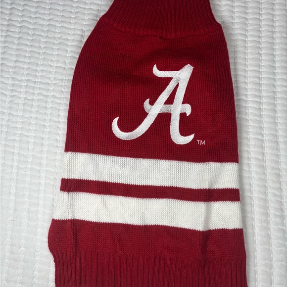 Alabama Crimson Tide NCAA Dog Sweater Large Pets First Knit Pet Apparel - Picture 2 of 6